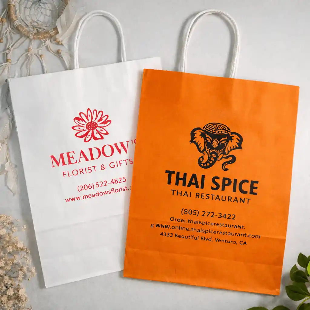 Custom branding stamp for paper bags 