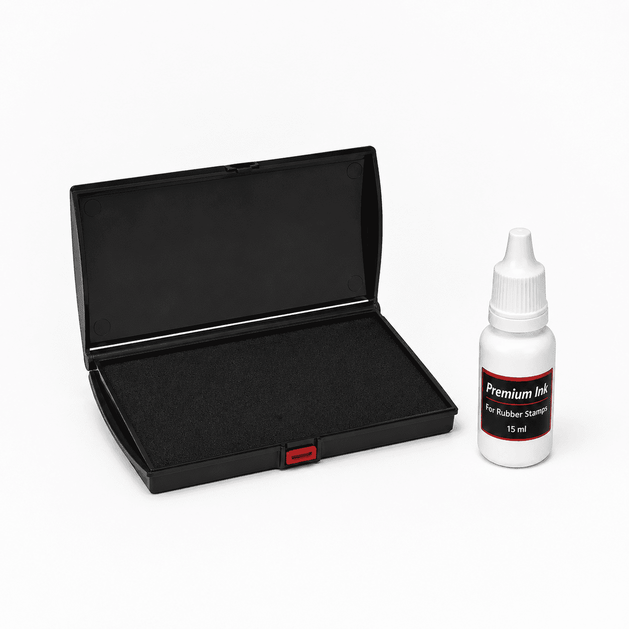 Large Ink Pad (6×4 inch) for Custom Rubber Stamps – with 15 ml Premium Ink