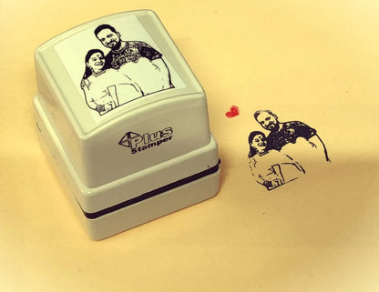 Custom Face Stamp | Personalized Photo Rubber Stamp